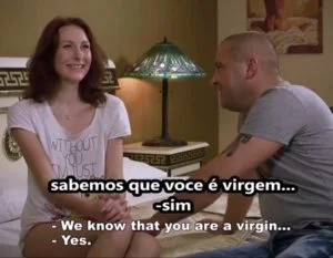 Perdendo a virgindade com um ator porno