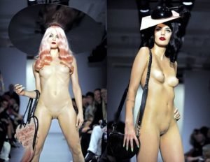 Desfiles de modelos que ficaram peladas