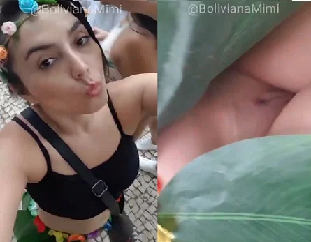 Sem calcinha do meio da festa de Carnaval