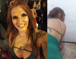 Coroa caiu na net dando o Cu no banheiro da balada