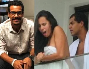 Marcello Melo Jr. Ator Flagrado transando em Sacada