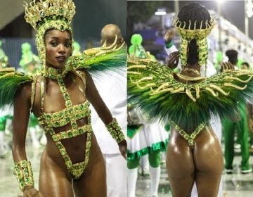IZA cantora famosa semi nua no Carnaval