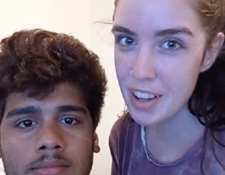 Casal amador em live amadora