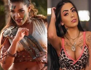 A Fazenda 2020: Mc Mirella e Tays Reis pagando peitinho