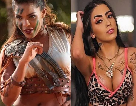 A Fazenda 2020: Mc Mirella e Tays Reis pagando peitinho