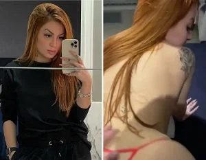 Mari Ávila ruiva de quatro fodida no porno
