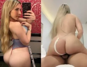 Vanessa loira amadora dando uma sentada gostosa na rola