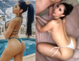 Japinha Brasileira sexo amador nesse video porno