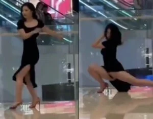Ela estava sem calcinha enquanto gravava no TikTok
