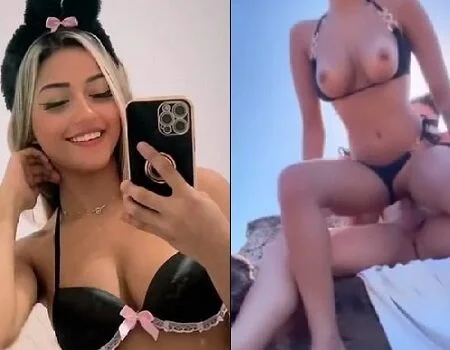 Karlyane Menezes chupando e fodendo na praia