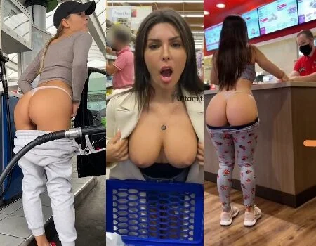 Elas adoram se exibir em público #3