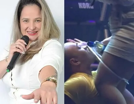 Cantora cria polemica o servindo "Cachaça na Calcinha"
