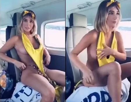Ela só queria trocar de roupa sem mostrar nada