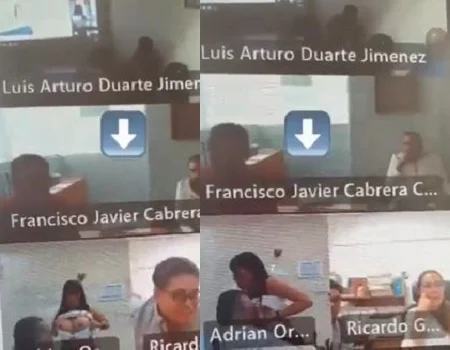 Chupando uns peitinhos durante o trabalho