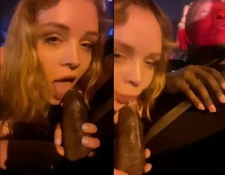 Pagando um boquete durante abordagem policial