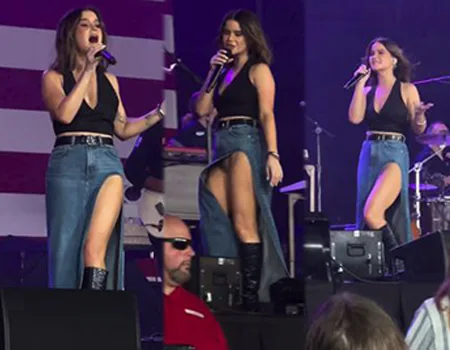 Maren Morris sem calcinha no palco